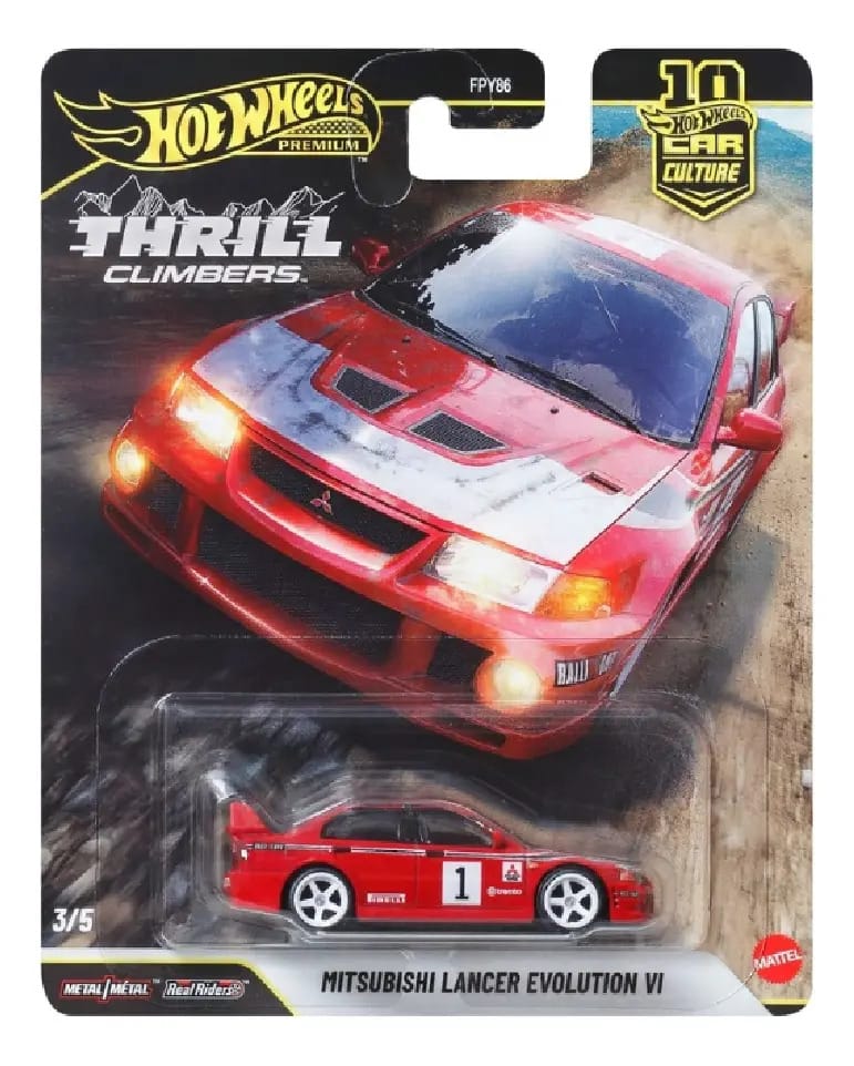Mitsubishi Lancer Evo VI: Hot Wheels Car Culture 7 cm