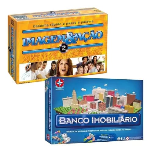 Kit Imagem E Ação 2 Grow + Estrela Jogo Banco Imobiliário