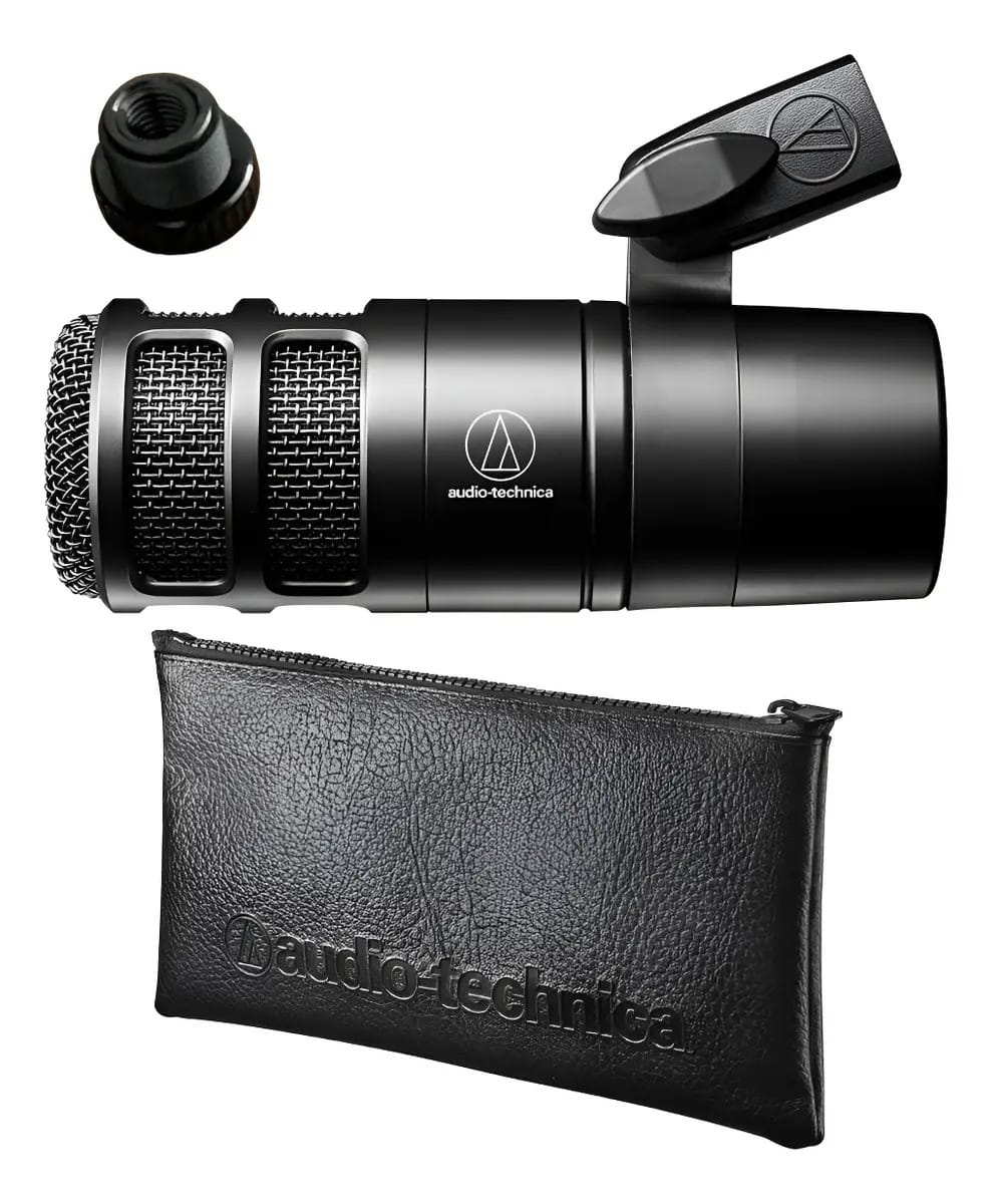 Microfone Dinâmico Hipercardióide Audio-Technica AT2040 XLR para Podcast