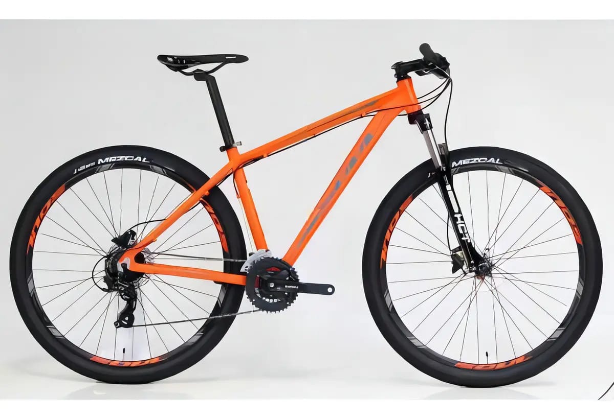 Bicicleta mountain bike Soul Cycles SL 70 R29 tamanho do uadro M - laranja/preto