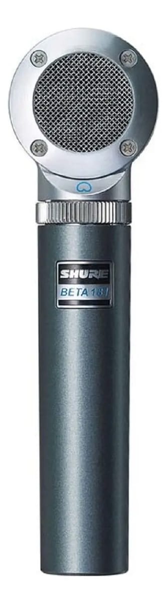Microfone Capacitor Cardioide Shure Beta 181/c Color Plateado