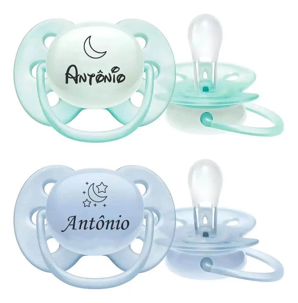 Chupeta Personalizada Avent Ultra Soft 0-6 C/ 2