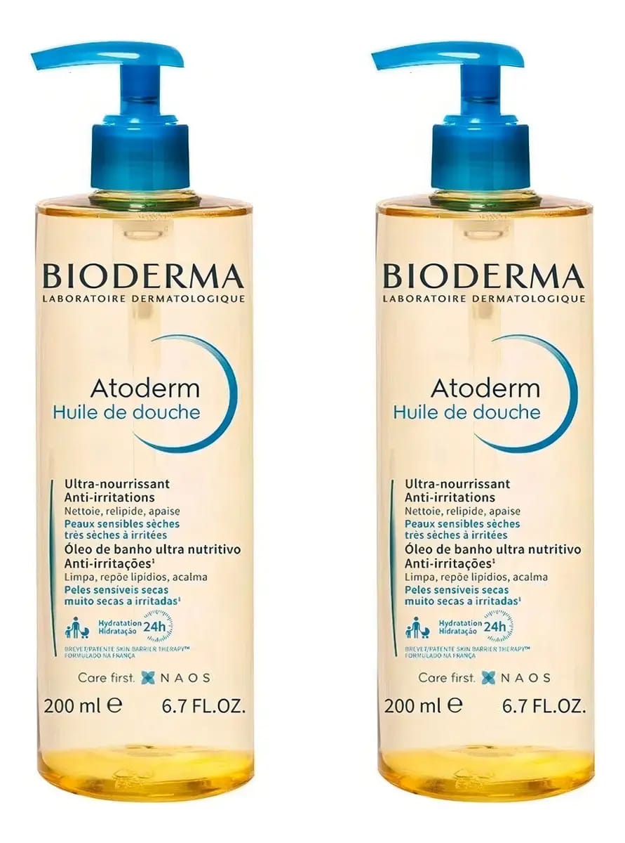 Bioderma Atoderm óleo de banho bioderma higiene hidratante diária