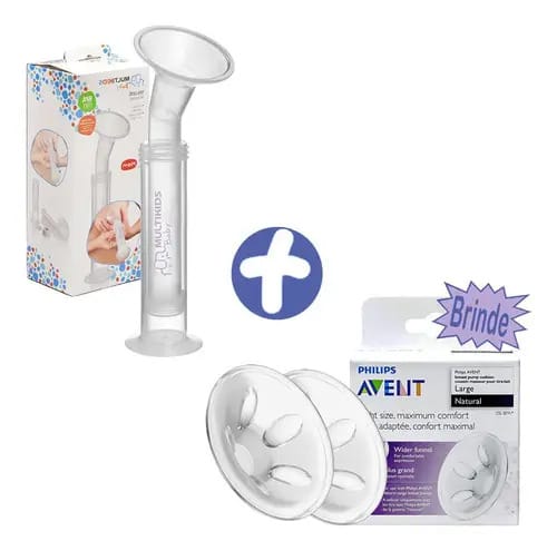Tira-leite Manual For Mom Multikids 2 Almofadas Adaptadora