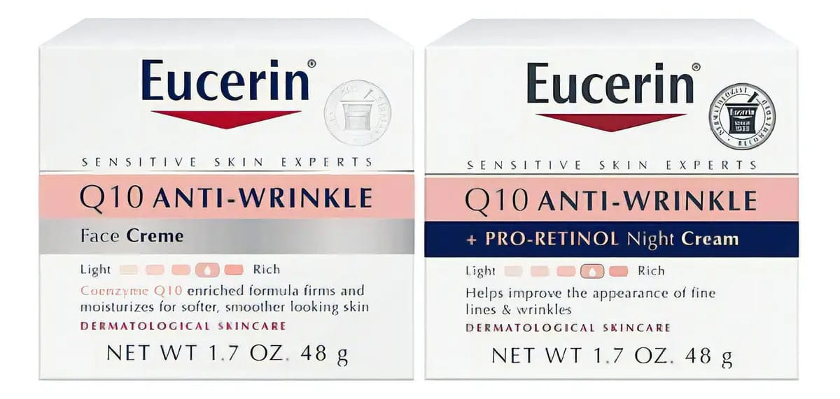 Eucerin Q10 Creme Facial Antirrugas + Q10 Pro Retinol Noite Tipo De Pele Todas