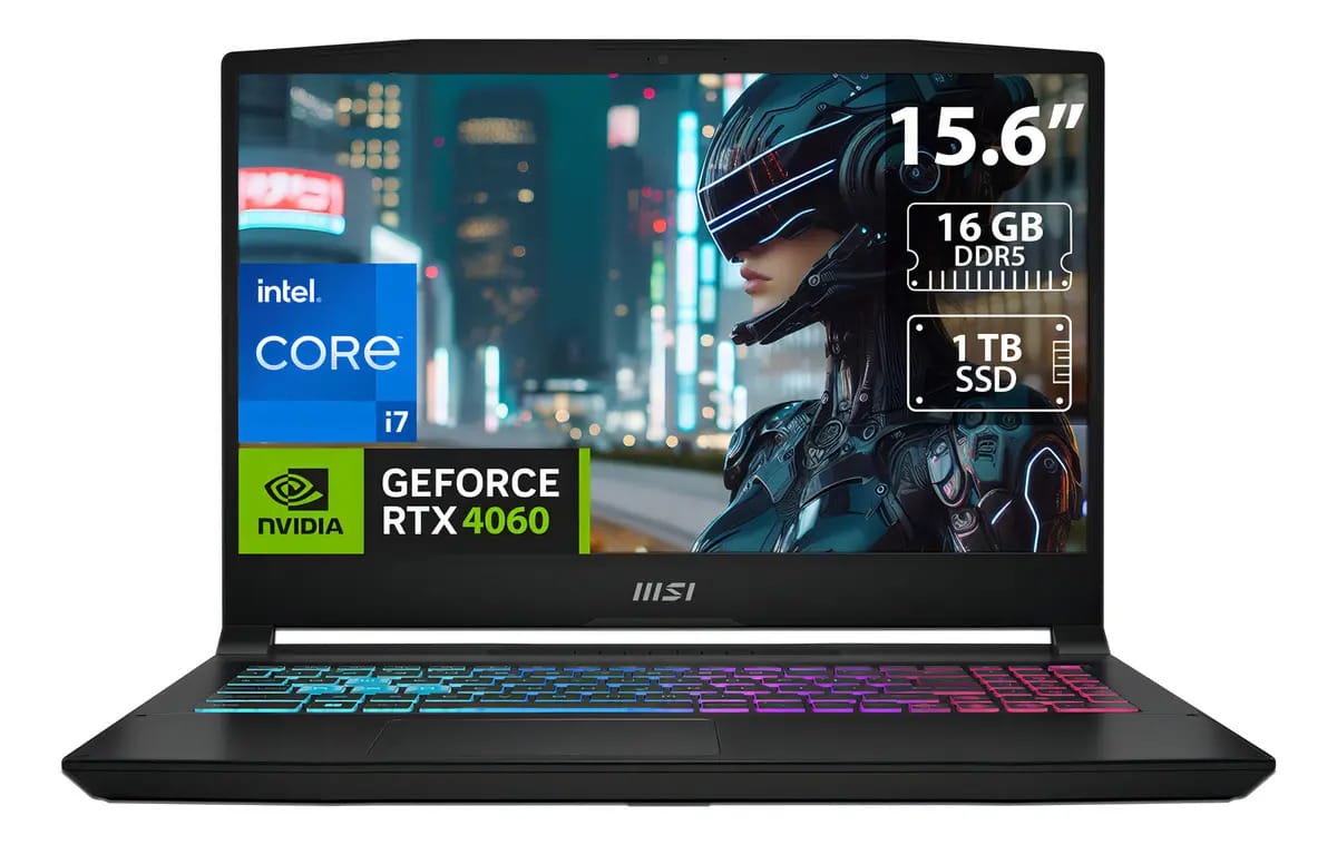 Msi MSI Katana 15 13620H 16GB RAM 1024GB Preto