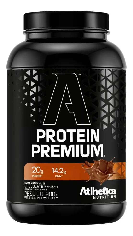 Proteina Premium Isolado Chocolate 900g - Atlhetica