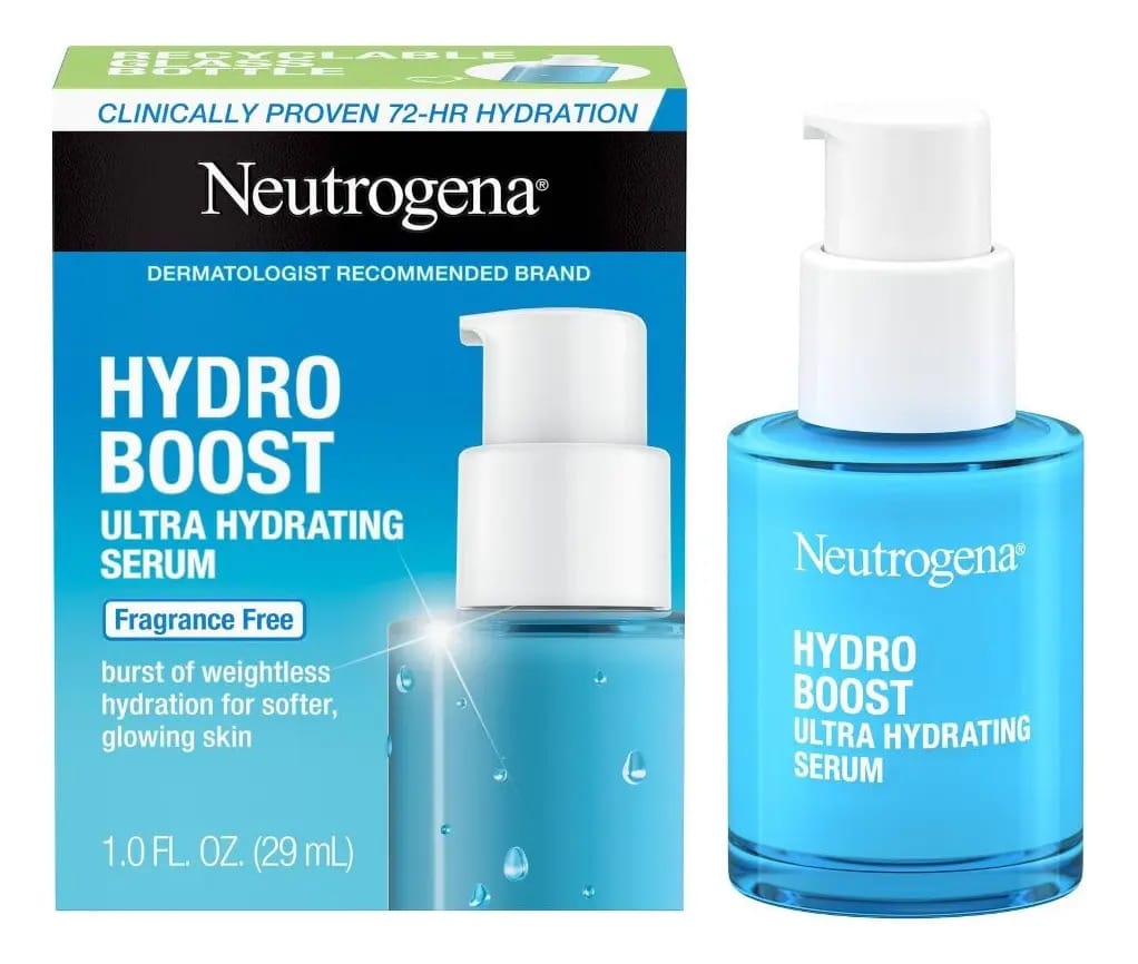 Sérum hidratante ultra hidratante Neutrogena Hydro Boost 29 ml Horário de aplicação Tipo de pele diurno/noturno Todos os tipos de pele