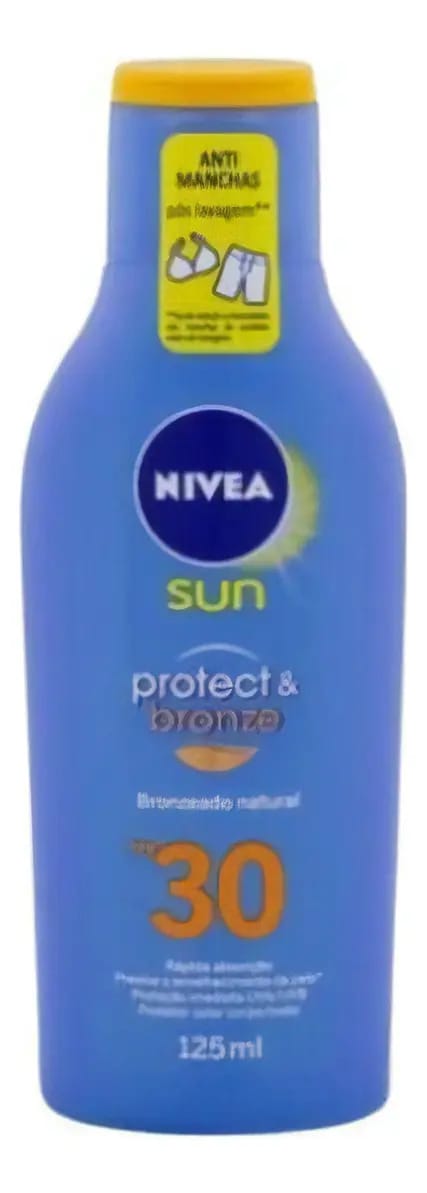 Protetor Solar Nivea Sun Protect & Bronze Fps30 Nivea 125ml