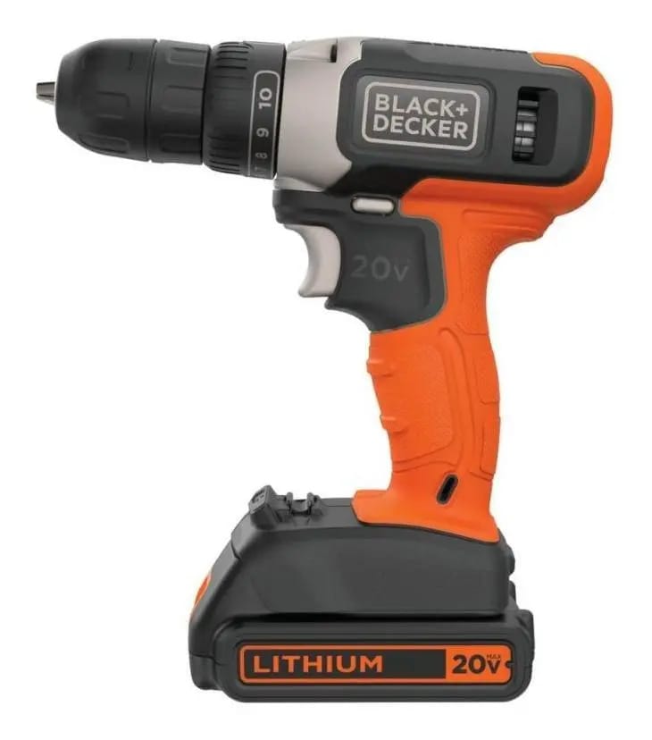 Furadeira Parafusadeira Led Bcd703c1 Black+decker