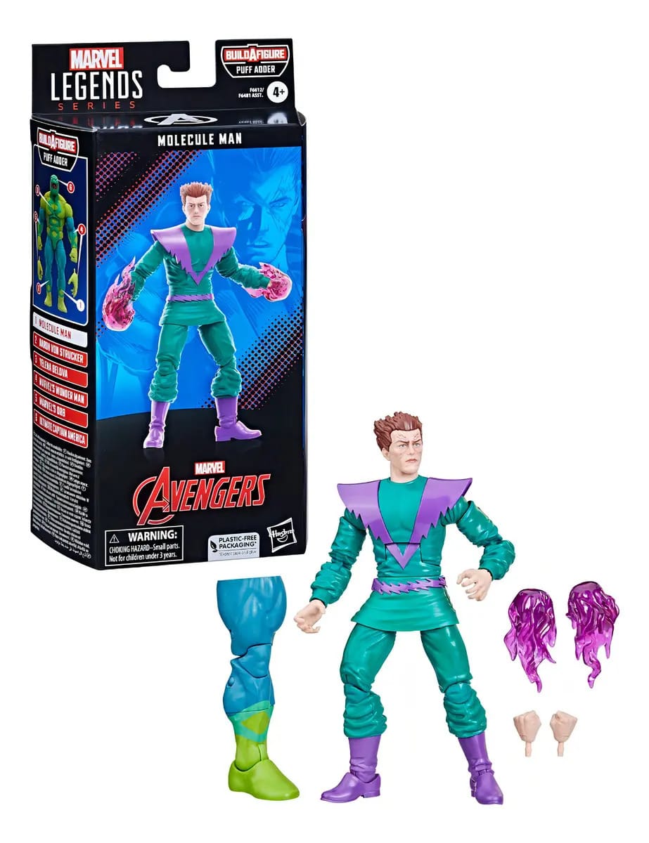Boneco - Marvel Legends Molecule Man Hasbro