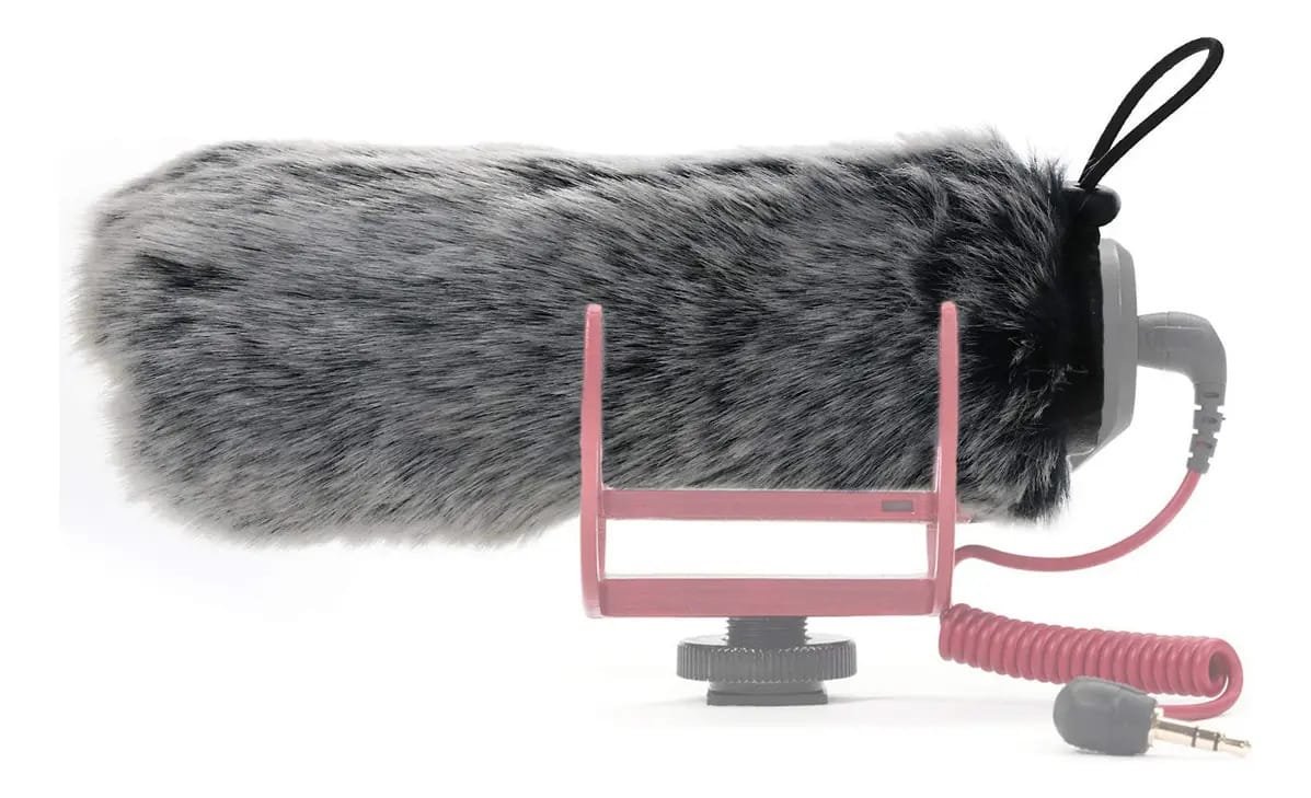 Filtro de pele de para-brisa Sunmon Rode Deadcat Mic para Rode Vide