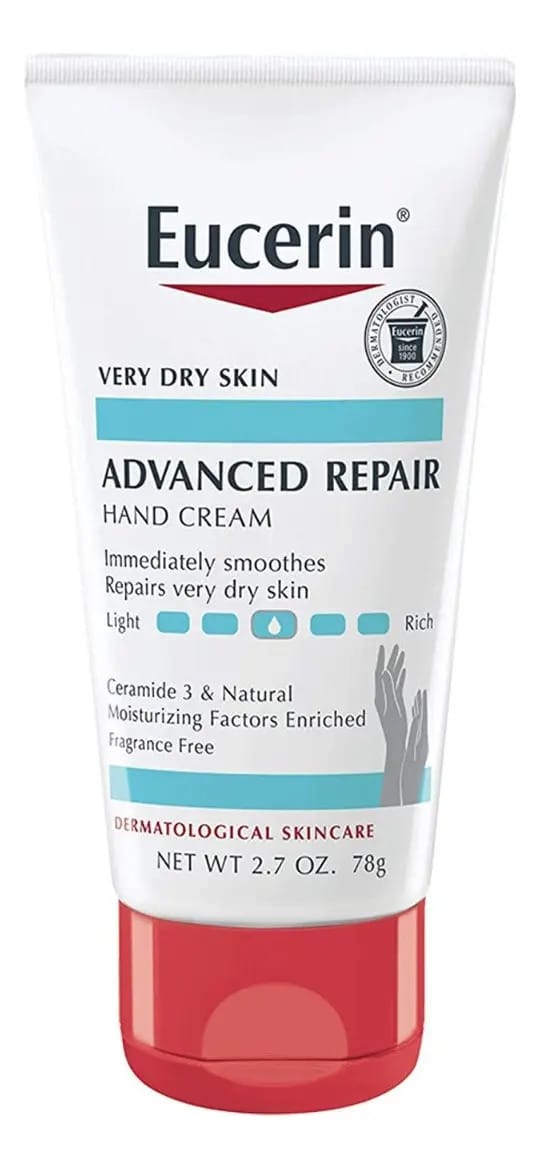Eucerin Advanced Repair Creme para Mãos Pele Muito Seca Repara e Hidrata 78g