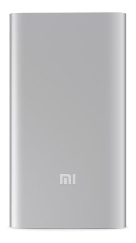 Carregador Portatil Power Bank Xiaomi 5000 Mah Usb - Prata