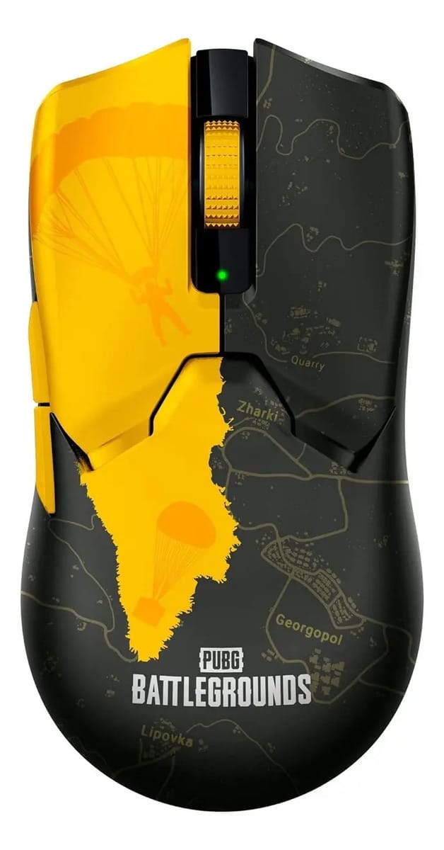 Rato Razer Viper V2 Pro Pubg: Battlegrounds Ed. Cor sem fio: preto