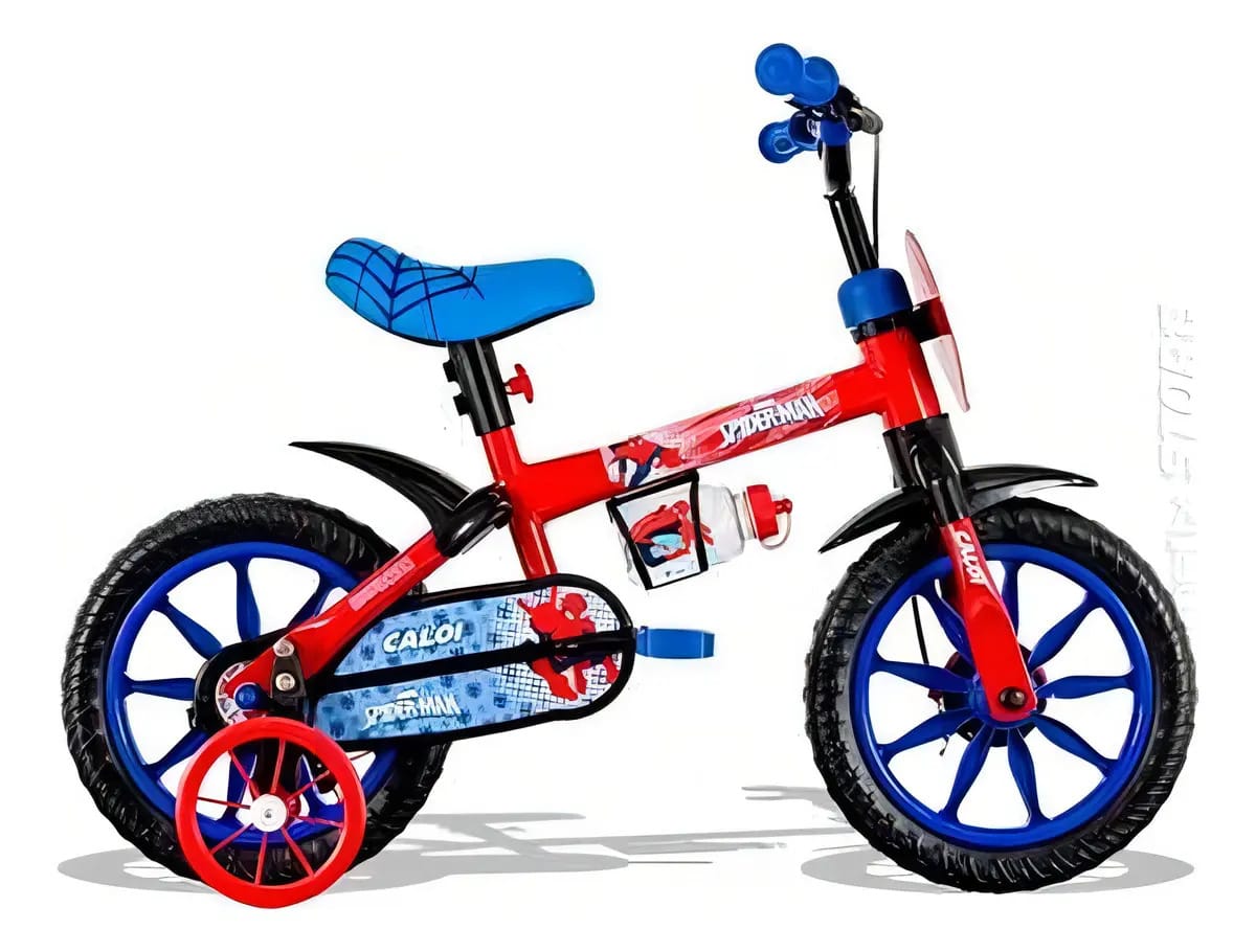 Bicicleta Spider-man Aro 12 Caloi