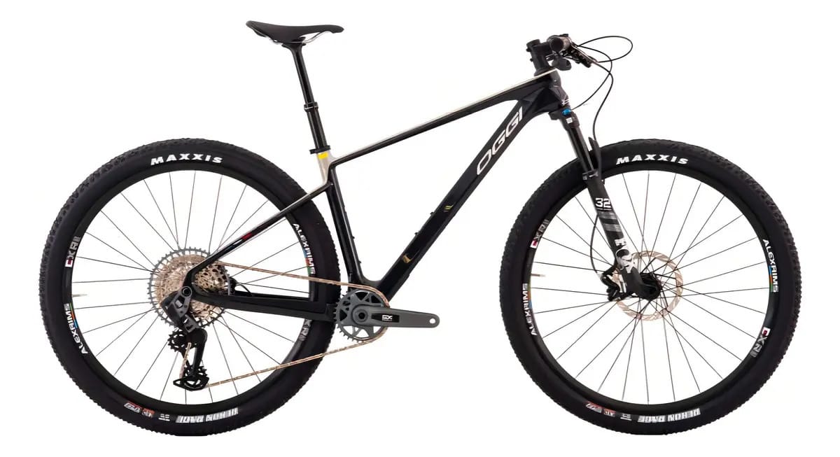 Bicicleta Mtb Oggi Agile Pro Carbon Sram Gx T-type Cor Preto Tamanho Do Quadro L