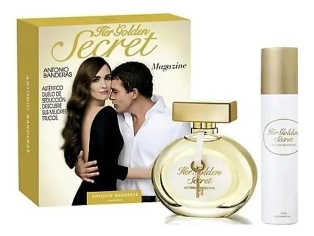 Antonio Banderas Her Golden Secret Edt X 80ml + Deo Masaroma