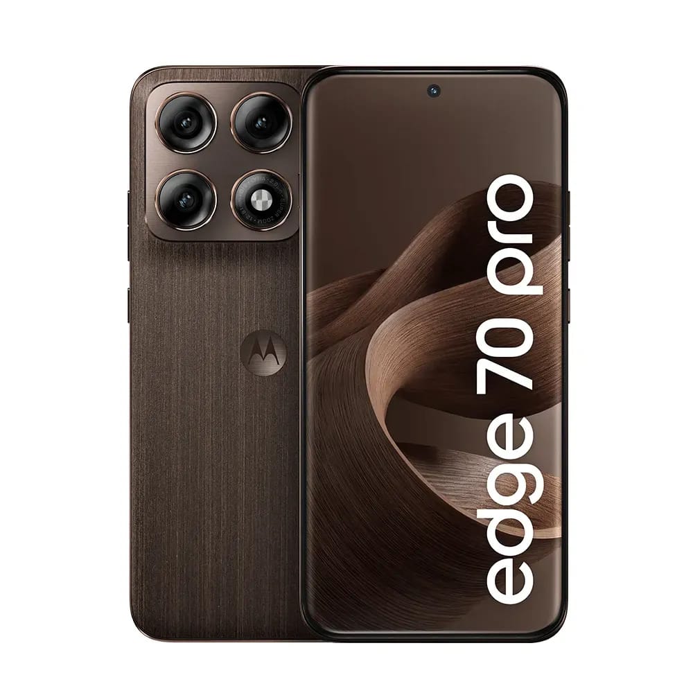Smartphone Motorola Edge 70 Pro 5g - 256gb 24gb (12gb Ram+12gb Ram Boost), 4 Câmeras De 50mp, Tela 1.5k Extreme Amoled 144hz, Bateria 6500 Mah, Ip68/ip69 - Madeira