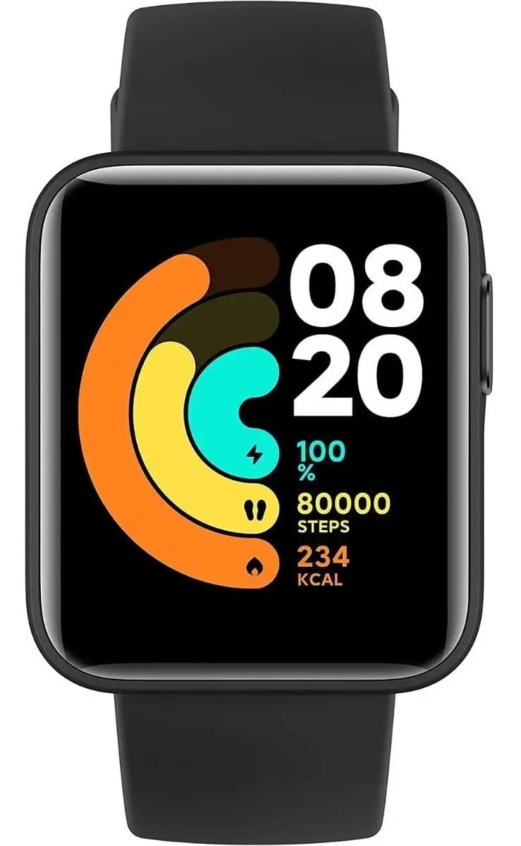 Capa selada para relógio inteligente Mi Watch Lite Xiaomi 2021, cor preta