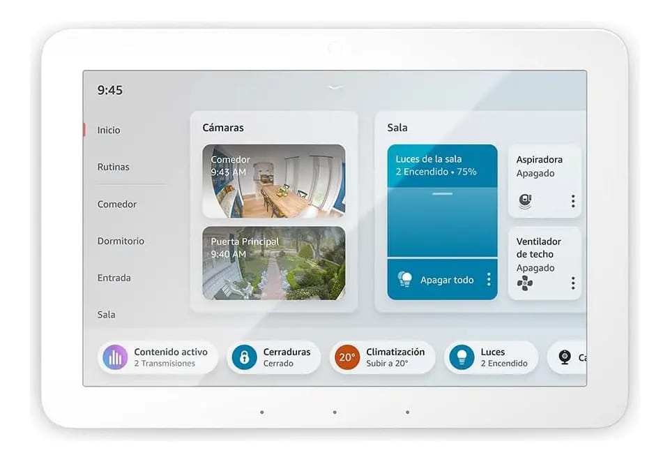 Amazon Echo Hub Casa Inteligente - Fonte Us Cor Branco