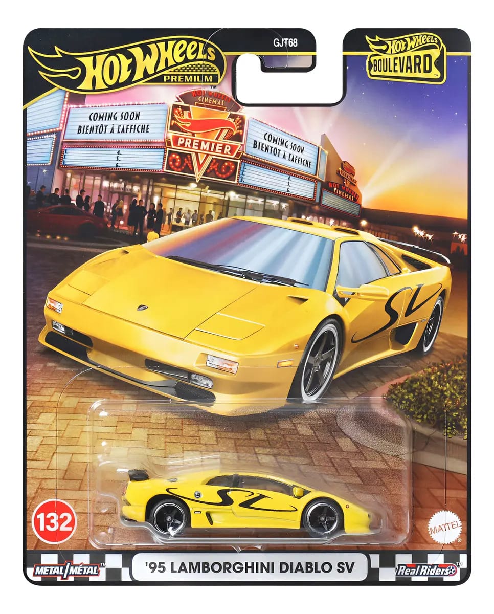 Hot Wheels Premium '95 Lamborghini Diablo Sv - Boulevard