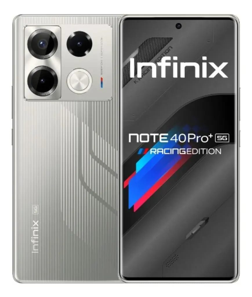 Infinix Note 40 Pro+ 5g (12+12) Ram 256gb Amoled Racing Grey Cinza