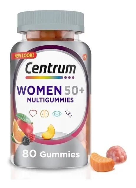 Centrum Mulher 50+ Multivitamínico Em Gomitas Frutas