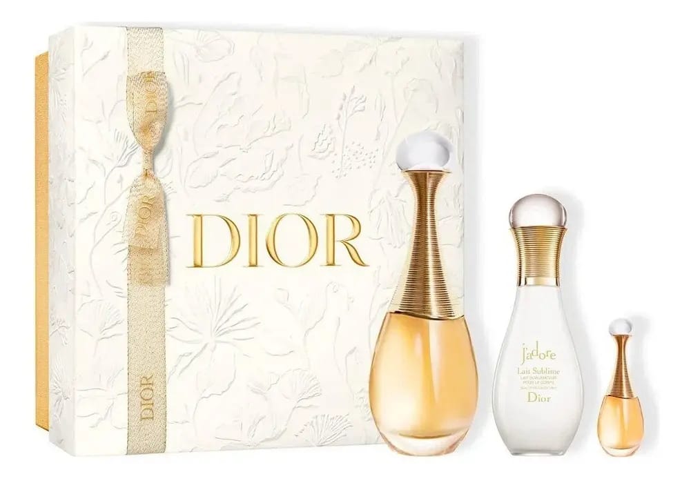 Conjunto Dior J Adore Fem X100ml + Creme Mini + Edp