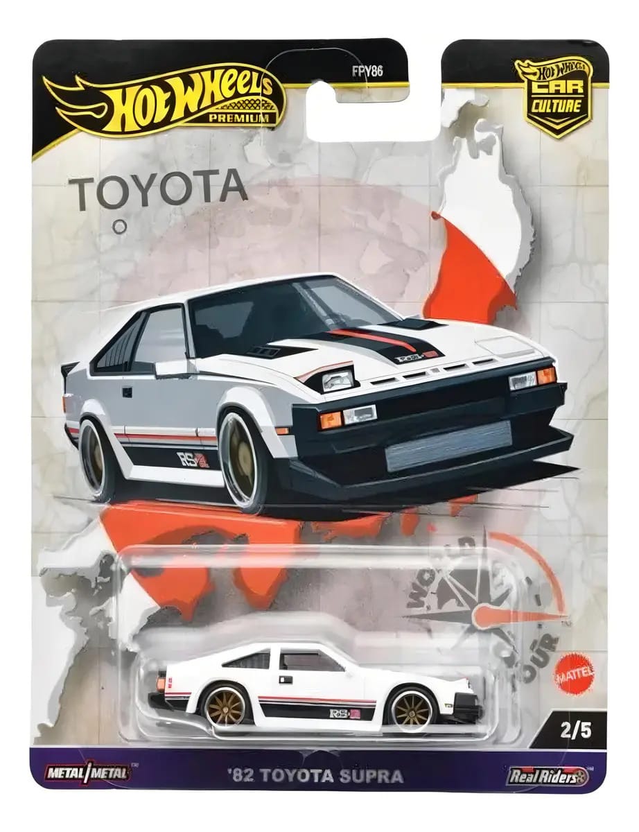 Hot Wheels Premium Car Culture Toyota Supra 82 - Real Riders