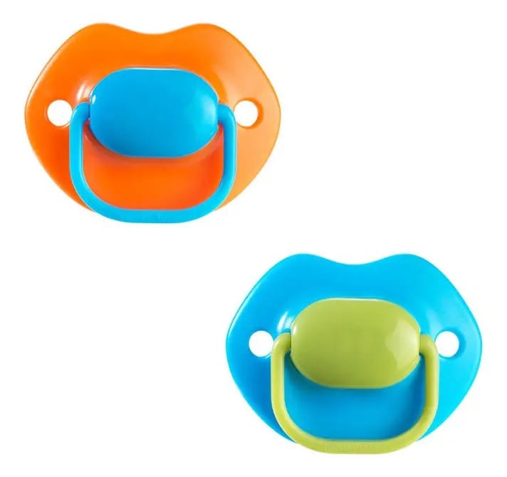 Chupeta azul Tommee Tippee Fun Brights 6-18m, 2 peças