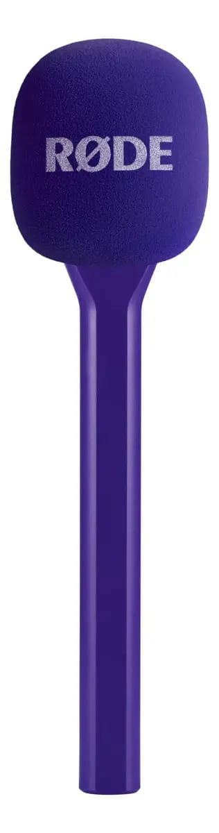 Adaptador De Micrófono De Mano Rode Interview Go Rojo Cor Purple