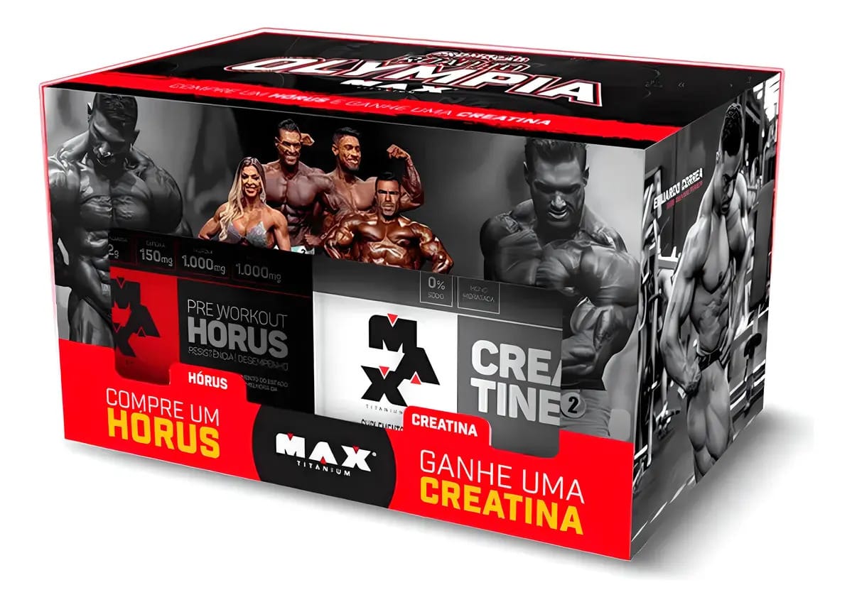 Promopack Hórus e Creatina Max Titanium Citrus