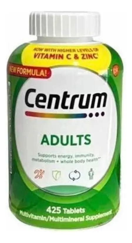 Multivitamínico Centrum Adulto 425 Tablets