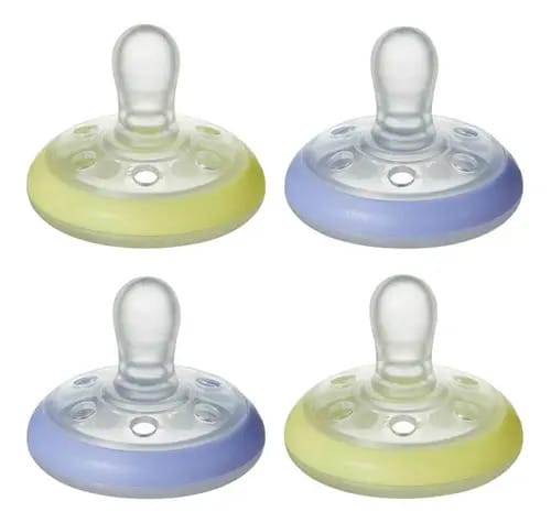 Kit 4 Chupetas Tommee Tippee Breast-like Night Pacifier 6a18