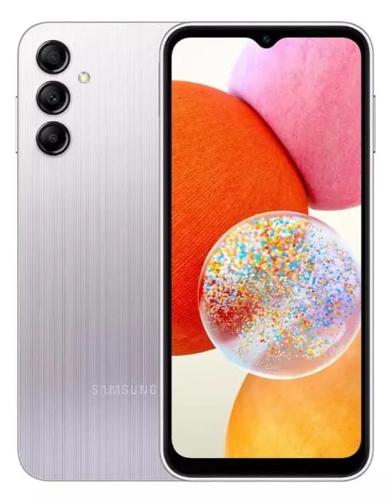 Samsung Galaxy A14 Dual SIM 128 GB prata 4 GB RAM