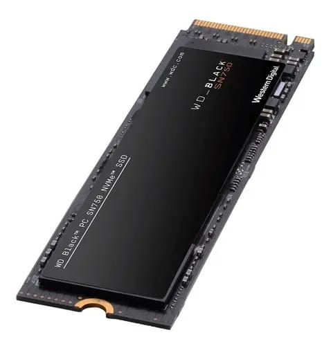 Disco rígido Wd Black 1tb M2 2280 Nvme Ssd, cor preta