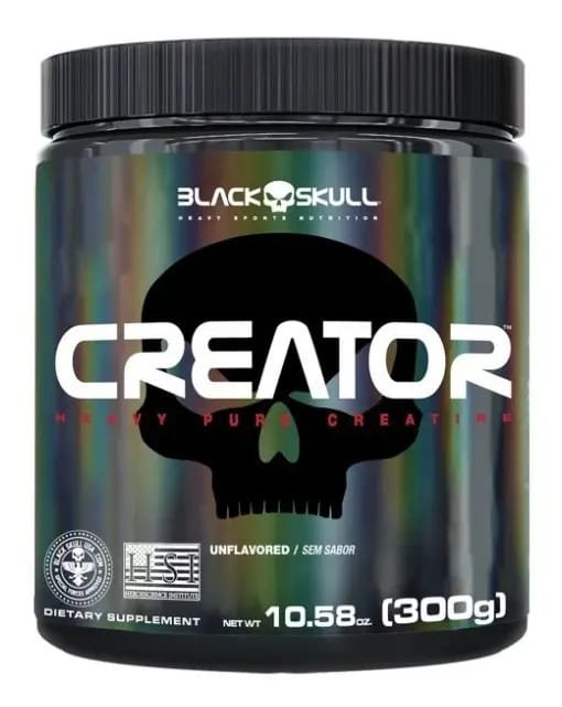 Creator - Creatina Monohidratada - 300g Black Skull