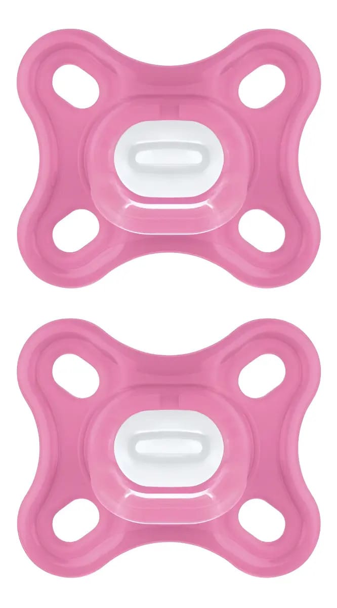 Chupeta De Silicone Comfort Rosa (0-2m) - Mam