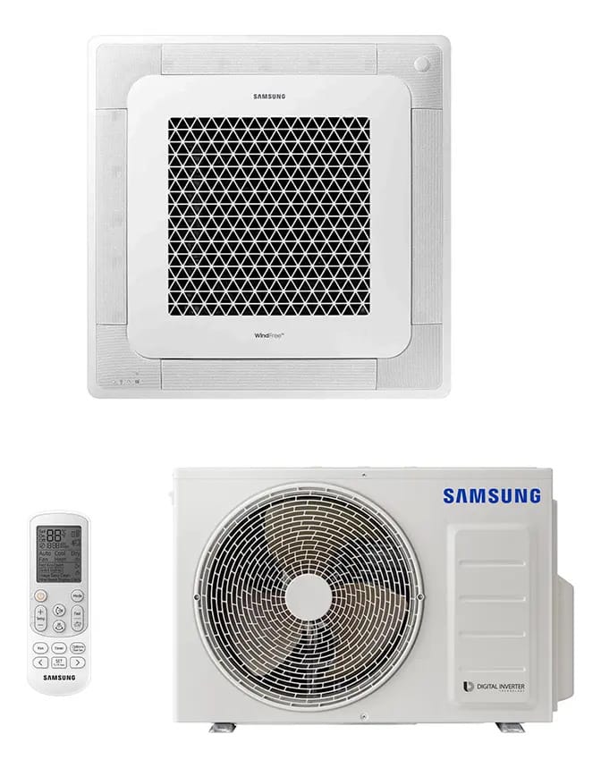 Ar-Condicionado Cassete Inverter Samsung WindFree 18000 BTUS Quente e Frio