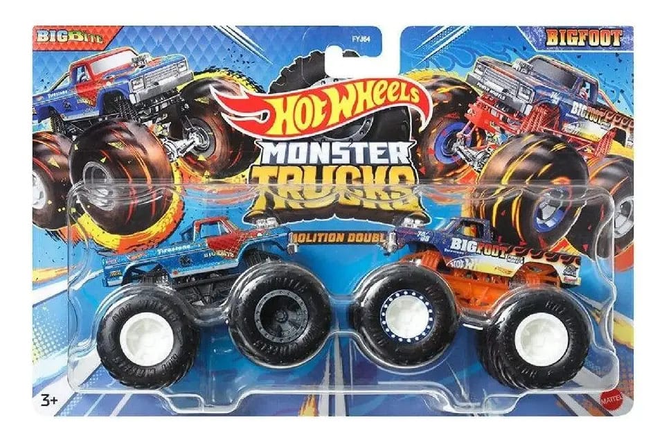 Hot Wheels Monster Trucks Bigbite E Bigfoot - Mattel