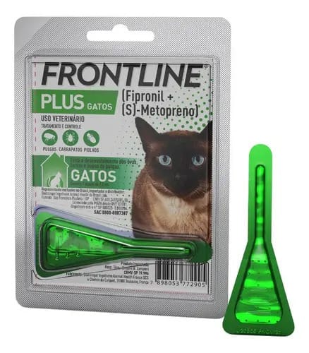 Frontline Plus Gato Antiparasitário para Pulgas Carrapatos