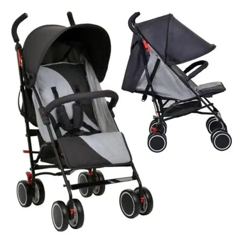 Carrinho Urbi Gray Black (cinza) - Burigotto