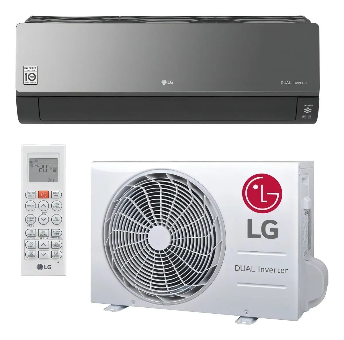 Ar-condicionado Split LG Dual Inverter Artcool Qf 22000 Btus