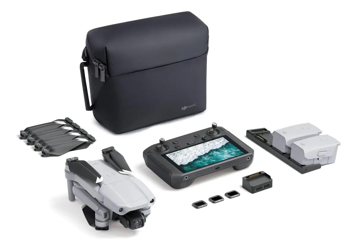 Drone DJI DJI Mavic Air 2 Fly More Combo com câmera cinza