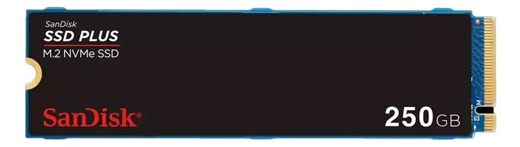 Ssd M2 250gb Nvme Sandisk Plus 2280 Pcie 3.0 Sdssda3n-250g-g26