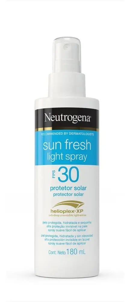 Neutrogena sun fresh light protetor solar fps 30 spray 180ml