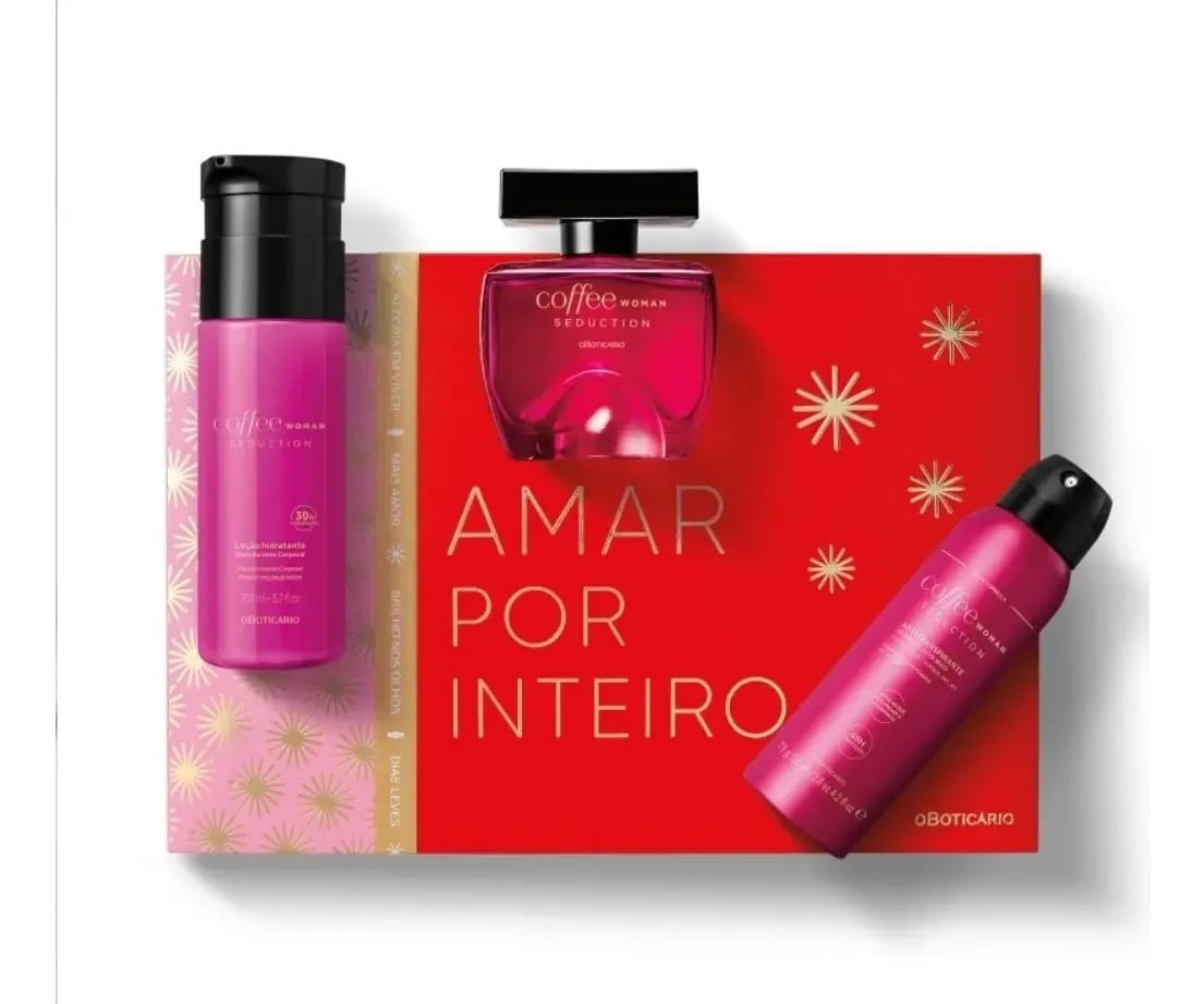Kit Presente Natal Coffee Woman Seduction O Boticário