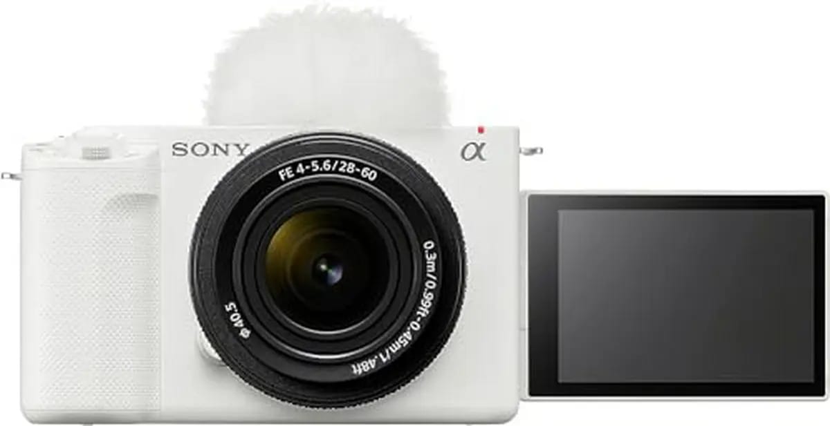 Câmera full-frame Sony Alpha ZV-e1 com lente de 28-60 mm - Corpo