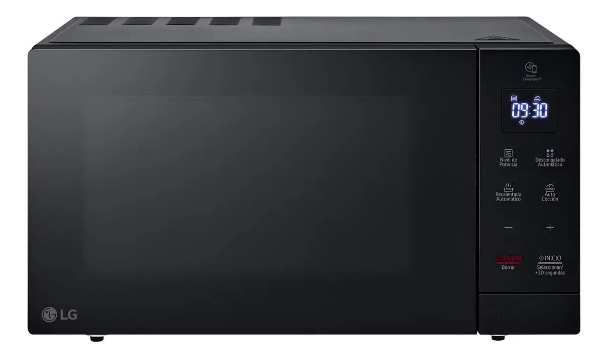 Microondas LG Neochef 27 L MS3032jas com fácil limpeza